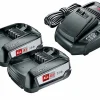 Castorama Batterie Bosch Starter-Set 18V – 2×2.5Ah + Chargeur AL 1830 CV à prix réduits 5