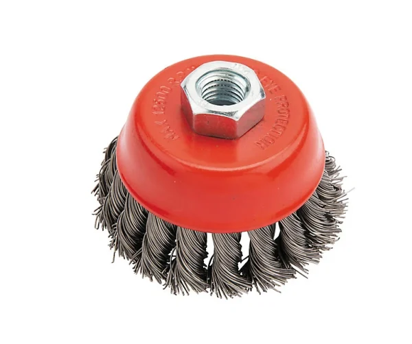 vente chaude Castorama Brosse Torsadée Acier Pour Meuleuse Universal 80 Mm 1