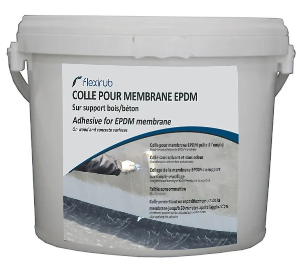 Pas Cher Magasin Soldes Castorama Colle Pour Membrane EPDM Sur Support Bois Et Bêton Flexirub 8L 1