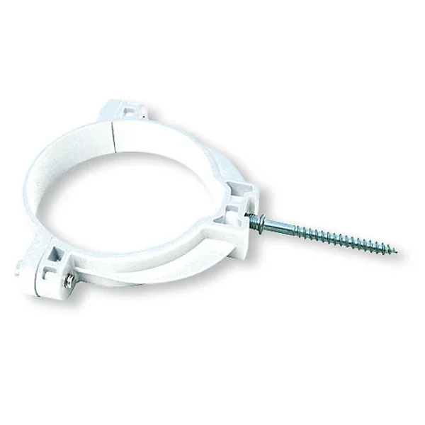 magasin paris Castorama Collier De Fixation Ø 80 Mm Blanc 1