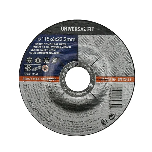 Retour Gratuit Castorama Disque De Meulage Métal 115x6x22,2 mm Universel Fit 1