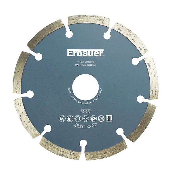 vente à bas prix Castorama Disque Diamant Discontinu Erbauer 125×22,2 mm 1