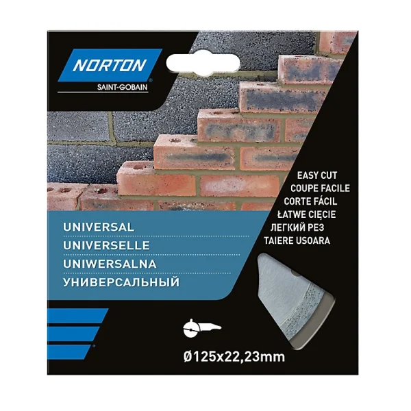 Castorama Disque Diamant Discontinu Norton 125×22,2 mm Vente 1