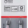 france en ligne Castorama Embout De Vissage Torsion Impact PZ2 25 mm Bosch – 2 Pièces 5