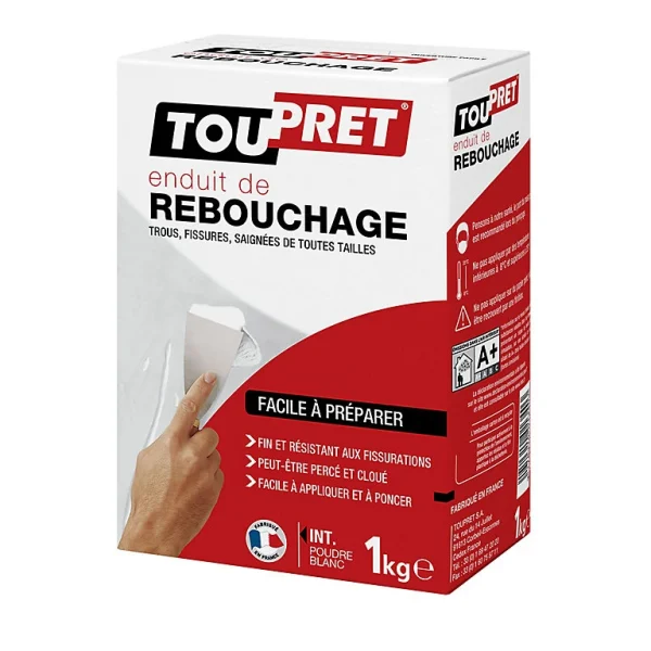 Castorama Enduit De Rebouchage Poudre Blanc Toupret 1kg prix le plus bas 1