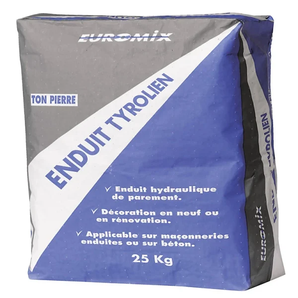 vente en ligne Castorama Enduit Tyrolien Ton Pierre 25 Kg 1