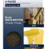 boutiqued pas cher Castorama Eponge Abrasive 4 Faces 100 X 68 Mm Grain 80 / 120, Lot De 3 7