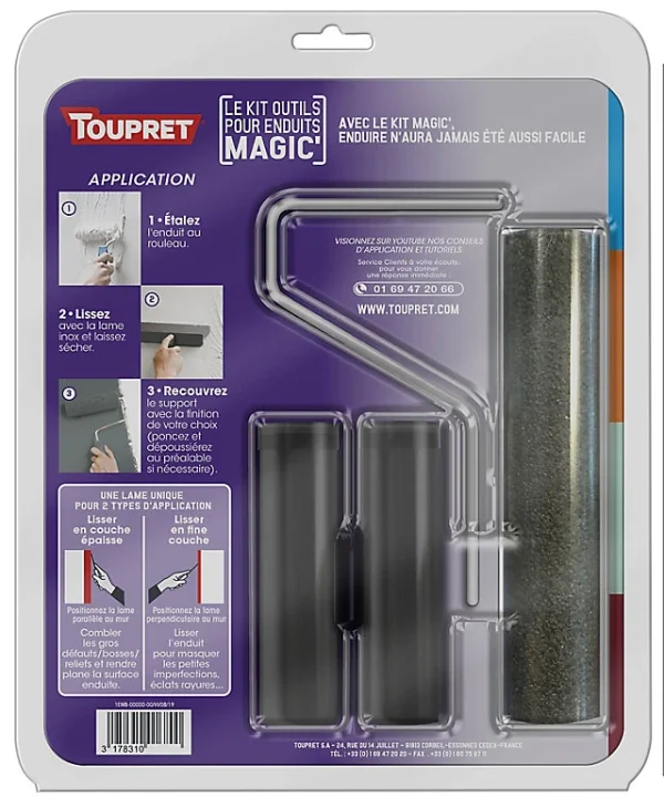 Castorama Kit Outils Magic Pour Lissage Toupret magasin en ligne france 1