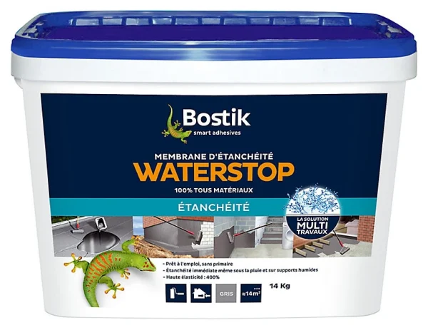 prix de gros Castorama Membrane D’étanchéité Bostik – Direct Sans Primaire Gris 14 Kg 1