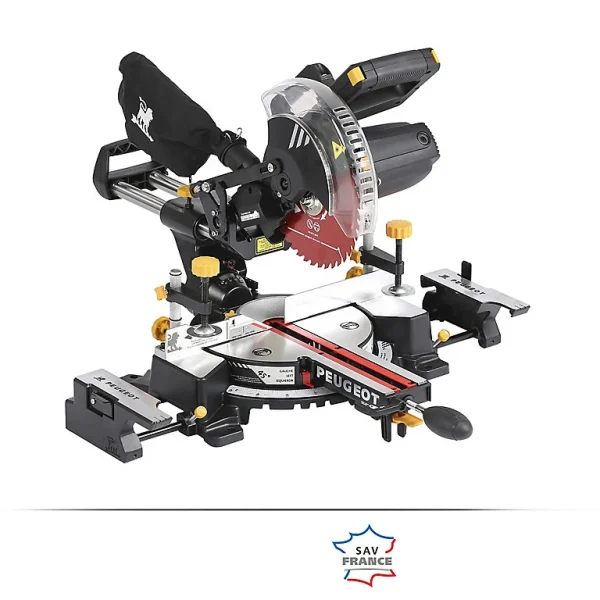 acheter en ligne Castorama Scie à Onglet Peugeot Energysaw-210SL2 1600W 210mm 1