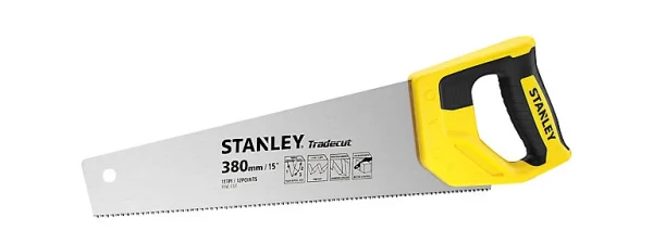 Dernières Nouveautés Castorama Scie Tradecut Stanley 380 Mm – 11 TPI 1