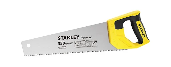 achat Castorama Scie Tradecut Stanley 380 Mm – 7 TPI 1